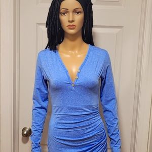 NWOT/ BLUE FITTED DRESS